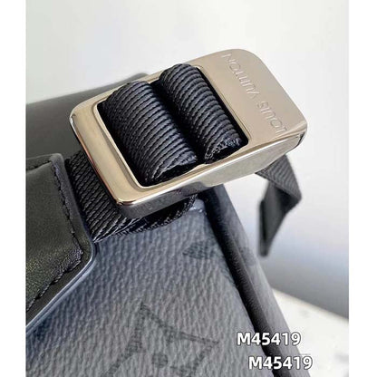 Louis Vuitton LV Unisex Christopher MM Backpack Monogram Eclipse Coated Canvas Reverse