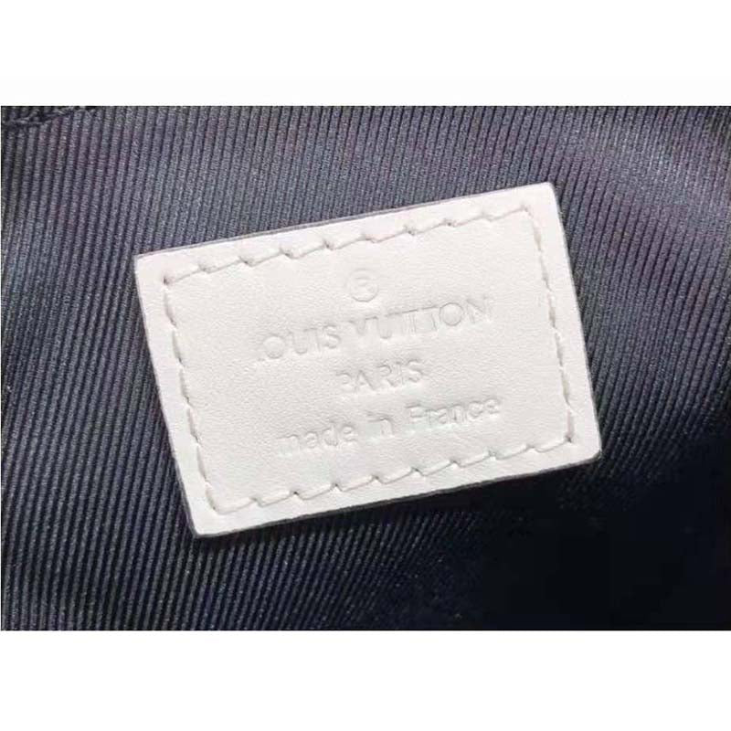 Louis Vuitton LV Unisex Christopher XS White Taurillon Leather Cowhide Leather