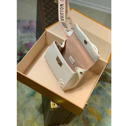 Louis Vuitton LV Women Cluny Mini Handbag Quartz Epi Grained Smooth Cowhide Leather
