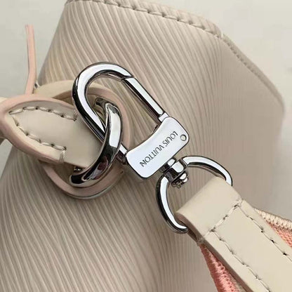 Louis Vuitton LV Women Cluny Mini Handbag Quartz Epi Grained Smooth Cowhide Leather