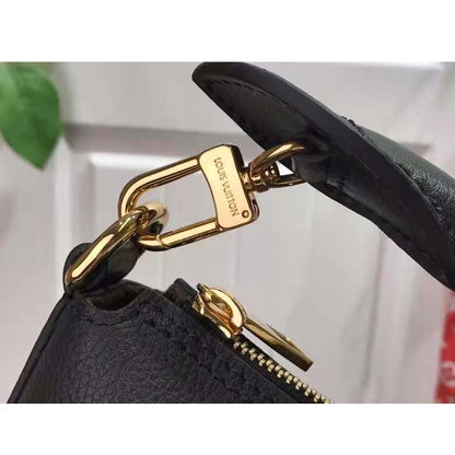 Louis Vuitton LV Unisex Cruiser PM Black Calfskin Leather Cowhide