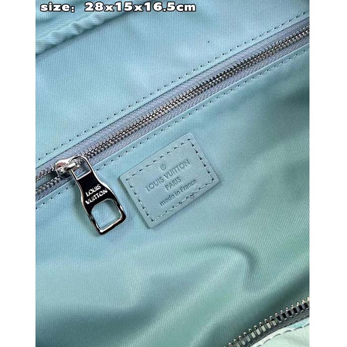 Louis Vuitton LV Unisex Dopp Kit Crystal Blue Monogram Aquagarden Coated Canvas