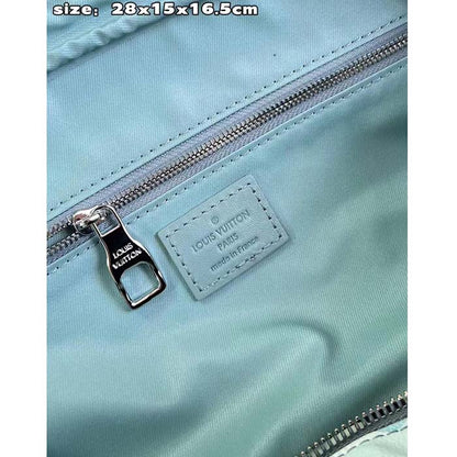 Louis Vuitton LV Unisex Dopp Kit Crystal Blue Monogram Aquagarden Coated Canvas