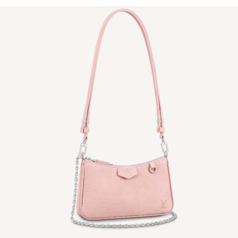 Louis Vuitton LV Women Easy Pouch On Strap Epi Embossed Supple Grained Cowhide Leather