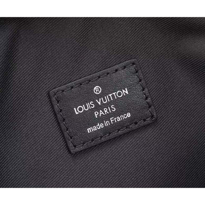 Louis Vuitton LV Unisex Handle Soft Trunk Black Taurillon Monogram Calf Leather