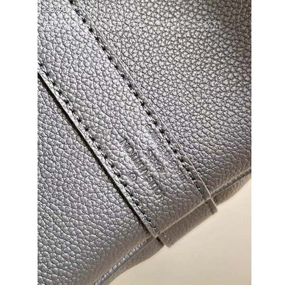 Louis Vuitton LV Unisex Keepall Bandoulière 45 Black Beige Monogram Empreinte Embossed Leather