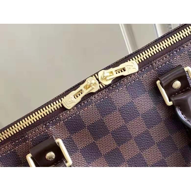 Louis Vuitton LV Unisex Keepall Bandoulière 55 Brown Coated Canvas Cowhide Leather
