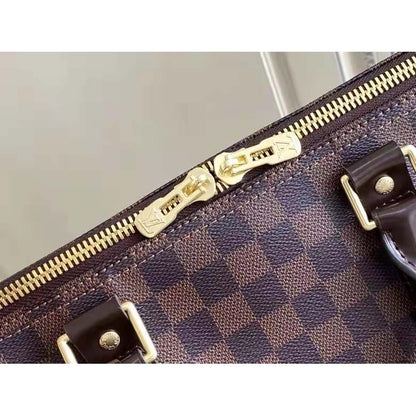 Louis Vuitton LV Unisex Keepall Bandoulière 55 Brown Coated Canvas Cowhide Leather