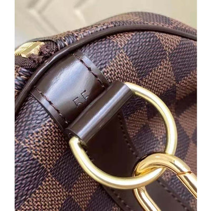 Louis Vuitton LV Unisex Keepall Bandoulière 55 Brown Coated Canvas Cowhide Leather