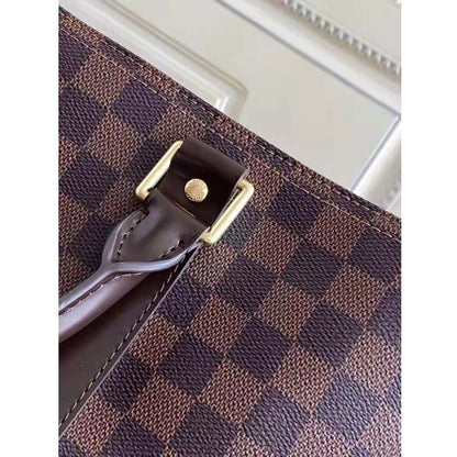 Louis Vuitton LV Unisex Keepall Bandoulière 55 Brown Coated Canvas Cowhide Leather