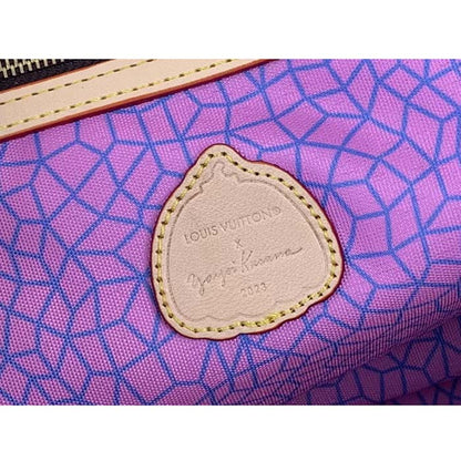Louis Vuitton LV Unisex LV x YK Keepall 45 Monogram Coated Canvas Colorful Pumpkin Print