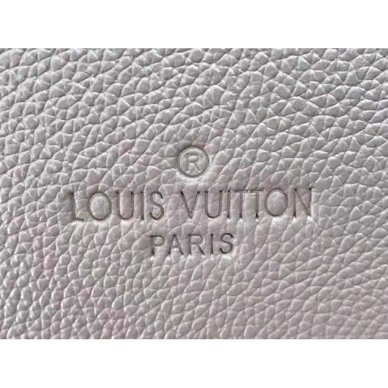 Louis Vuitton LV Women Lockme Ever MM Handbag Beige Soft Grained Calfskin