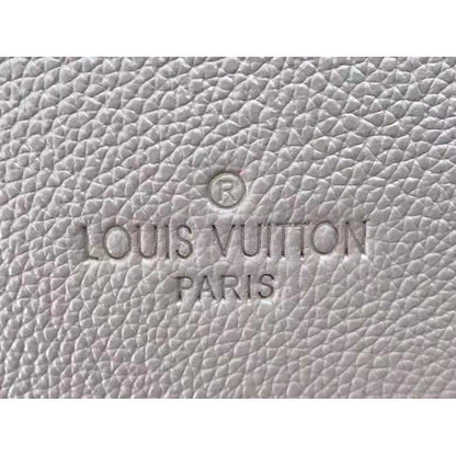 Louis Vuitton LV Women Lockme Ever MM Handbag Beige Soft Grained Calfskin