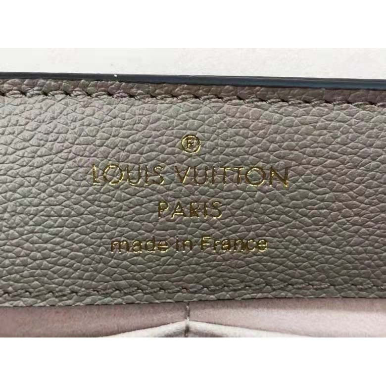 Louis Vuitton LV Women Lockme Ever MM Handbag Beige Soft Grained Calfskin