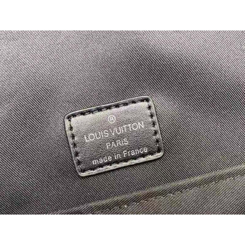 Louis Vuitton LV Unisex Magnetic Messenger Bag Monogram Coated Canvas-Brown