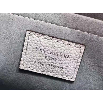 Louis Vuitton LV Women Marelle Handbag Blue Epi Grained Cowhide Leather Canvas