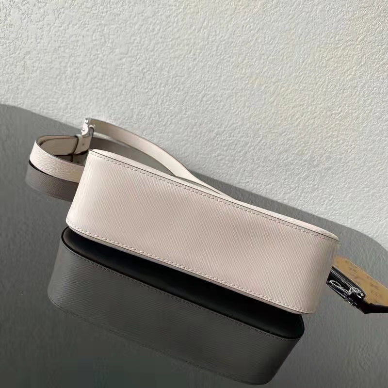 Louis Vuitton LV Women Marelle Handbag Quartz White Epi Grained Cowhide Canvas