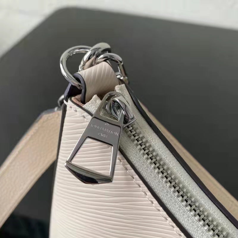 Louis Vuitton LV Women Marelle Handbag Quartz White Epi Grained Cowhide Canvas