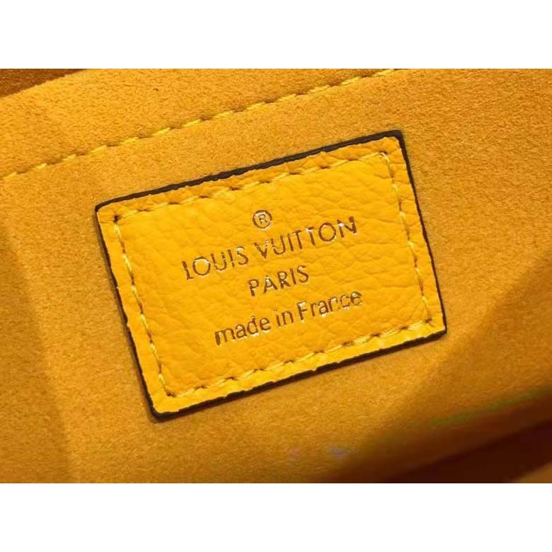 Louis Vuitton LV Women Marelle Handbag Yellow Epi Grained Cowhide Leather Canvas