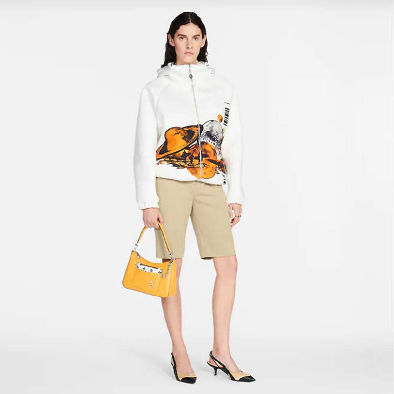 Louis Vuitton LV Women Marelle Handbag Yellow Epi Grained Cowhide Leather Canvas