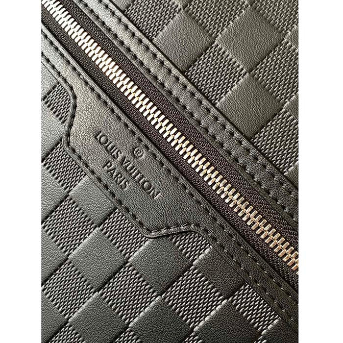 Louis Vuitton LV Unisex Michael Backpack Nv2 Black Damier Infini Onyx Cowhide Leather