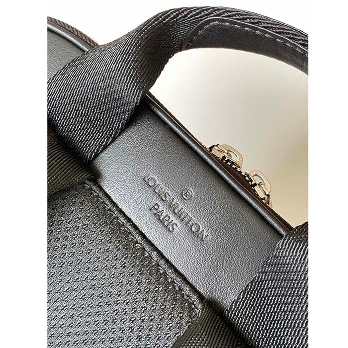 Louis Vuitton LV Unisex Michael Backpack Nv2 Black Damier Infini Onyx Cowhide Leather