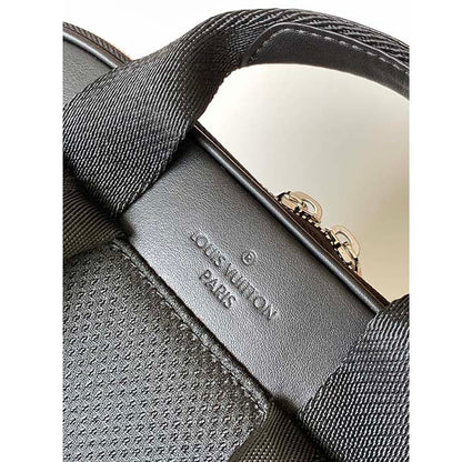 Louis Vuitton LV Unisex Michael Backpack Nv2 Black Damier Infini Onyx Cowhide Leather