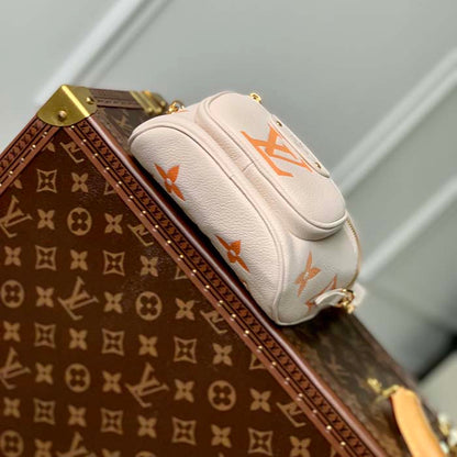 Louis Vuitton LV Unisex Mini Bumbag Monogram Empreinte Embossed Supple Grained Cowhide Leather