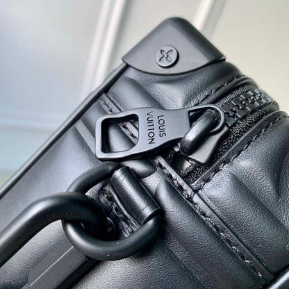 Louis Vuitton LV Unisex Mini Soft Trunk Bag Black Puffy Damier Soft Calf