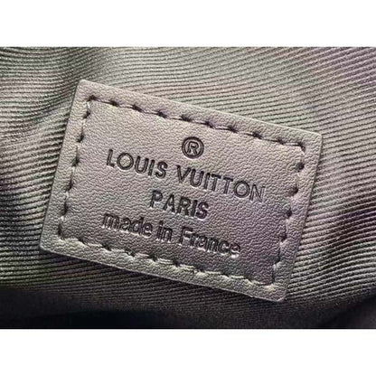 Louis Vuitton LV Unisex Nano Christopher Monogram Eclipse Coated Canvas Cowhide Leather