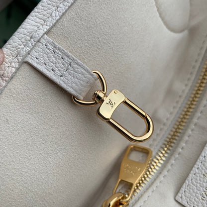 Louis Vuitton LV Unisex Neverfull MM Neutral Gradient Monogram Empreinte Embossed Cowhide Leather