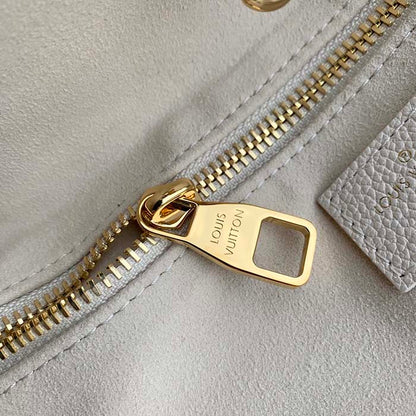 Louis Vuitton LV Unisex Neverfull MM Neutral Gradient Monogram Empreinte Embossed Cowhide Leather