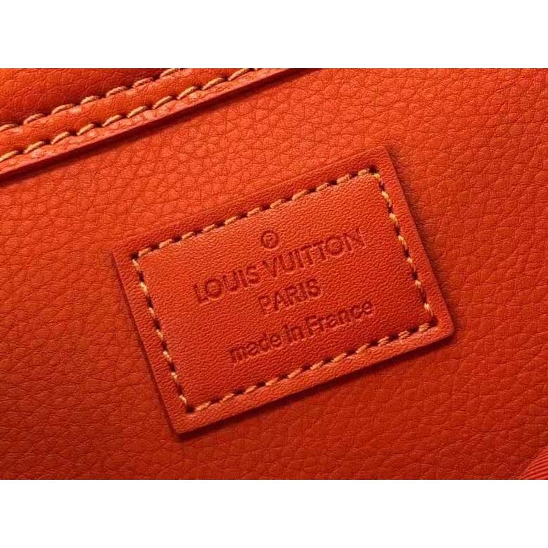 Louis Vuitton LV Unisex New Sling Aerogram Slingbag Orange Aerogram Cowhide Leather