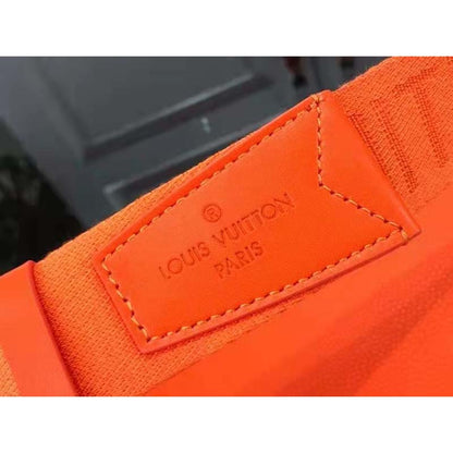 Louis Vuitton LV Unisex New Sling Aerogram Slingbag Orange Aerogram Cowhide Leather