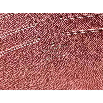 Louis Vuitton LV Unisex Pochette Voyage Burgundy Black and Navy Blue Taiga Leather