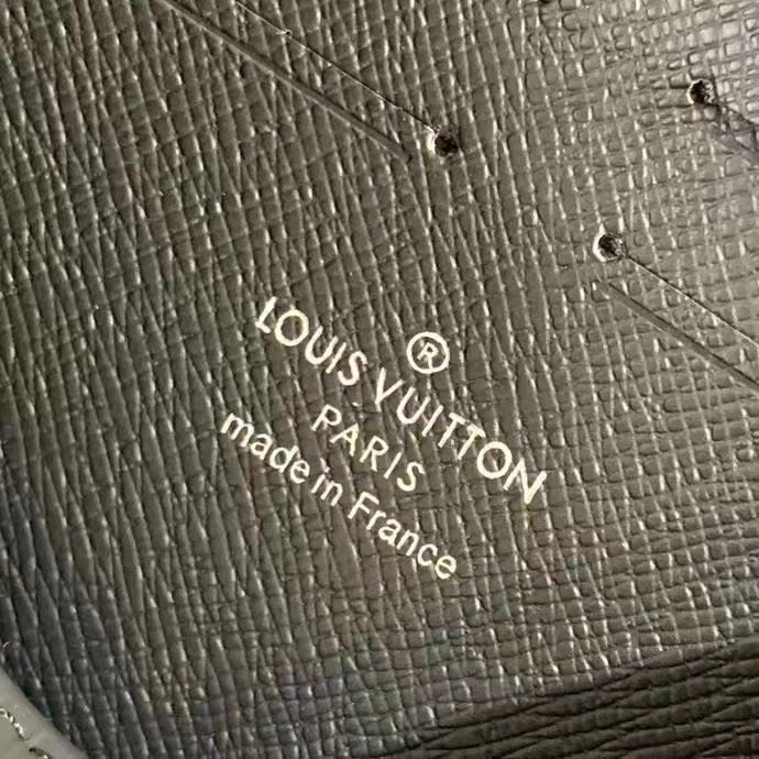 Louis Vuitton LV Unisex Pochette Voyage MM Bag Grey Damier Graphite Coated Canvas