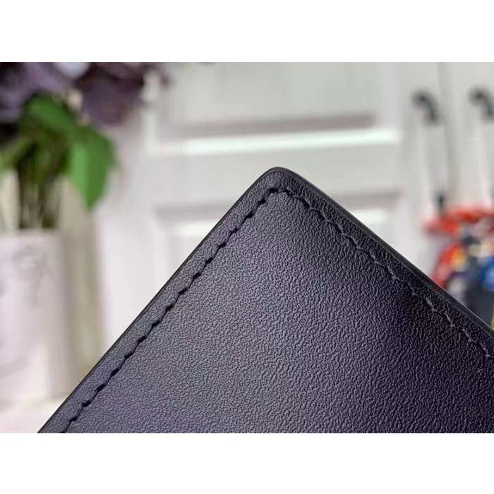 Louis Vuitton LV Unisex Pocket Organizer Gradiant Electric Sun Calf Leather Textile Lining
