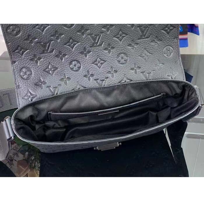 Louis Vuitton LV Unisex S-Cape Messenger Taurillon Monogram Embossed Cowhide Leather