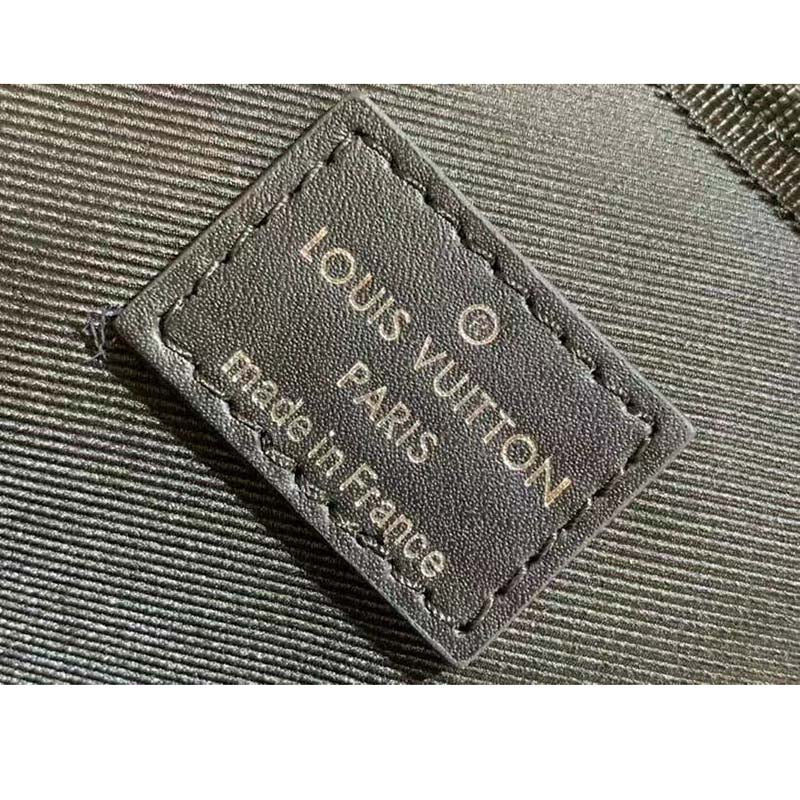 Louis Vuitton LV Unisex Sirius Briefcase Black Damier Infini Onyx Cowhide Leather
