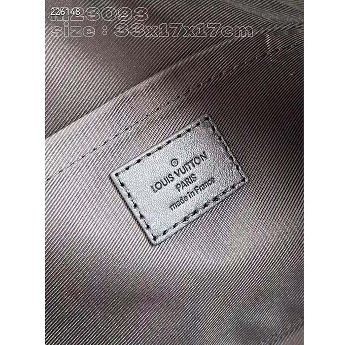 Louis Vuitton LV Unisex Soft Polochon MM Gradient Electric Sun Calf Leather Textile Lining