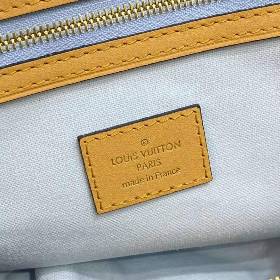 Louis Vuitton LV Unisex Speedy 30 Bandoulière Blue Damier Azur Coated Canvas