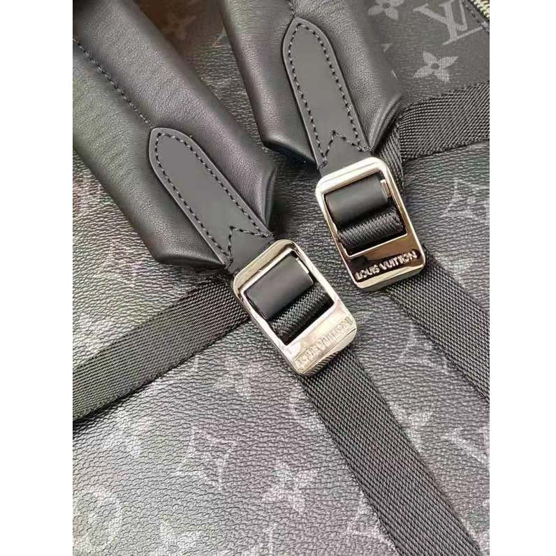 Louis Vuitton LV Unisex Steamer Backpack Black Monogram Eclipse Canvas