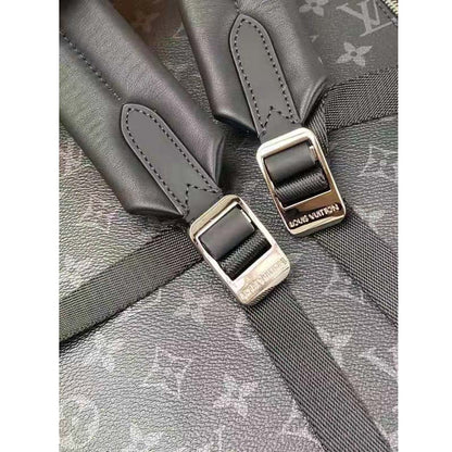 Louis Vuitton LV Unisex Steamer Backpack Black Monogram Eclipse Canvas