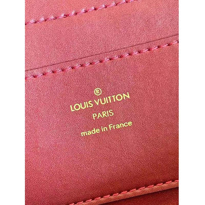 Louis Vuitton LV Unisex Twist One Handle PM Handbag Black Taurillon Leather