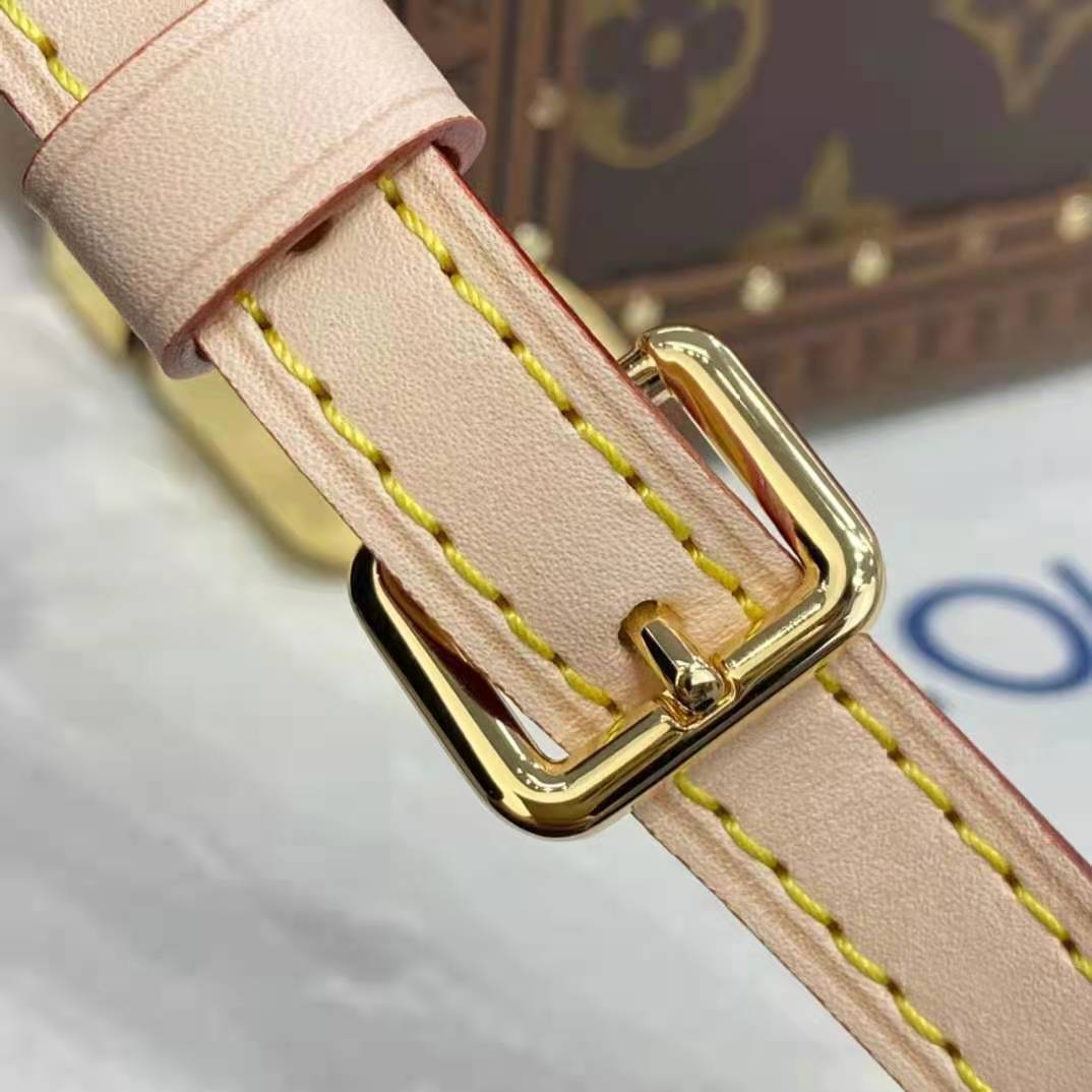 Louis Vuitton LV Unisex Valisette Trésor Monogram Coated Canvas