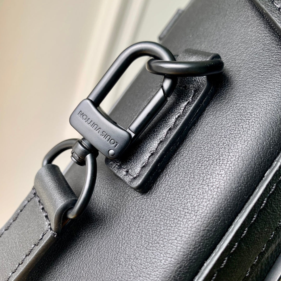 Louis Vuitton LV Unisex Vertical Trunk Wearable Wallet Monogram Eclipse Coated Canvas