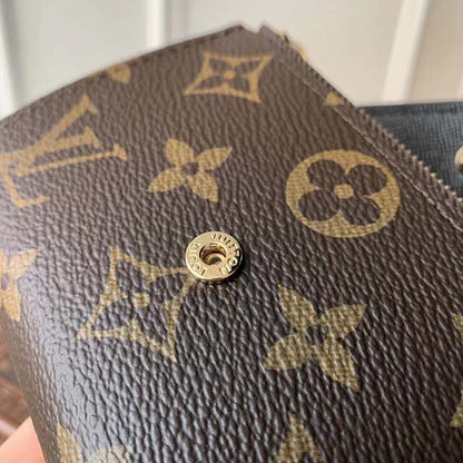 Louis Vuitton LV Unisex Victorine Wallet Brown Monogram Reverse Coated Canvas