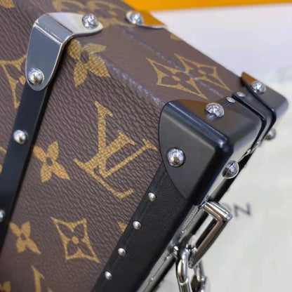 Louis Vuitton LV Unisex Wallet Trunk Monogram Coated Canvas Cowhide Leather