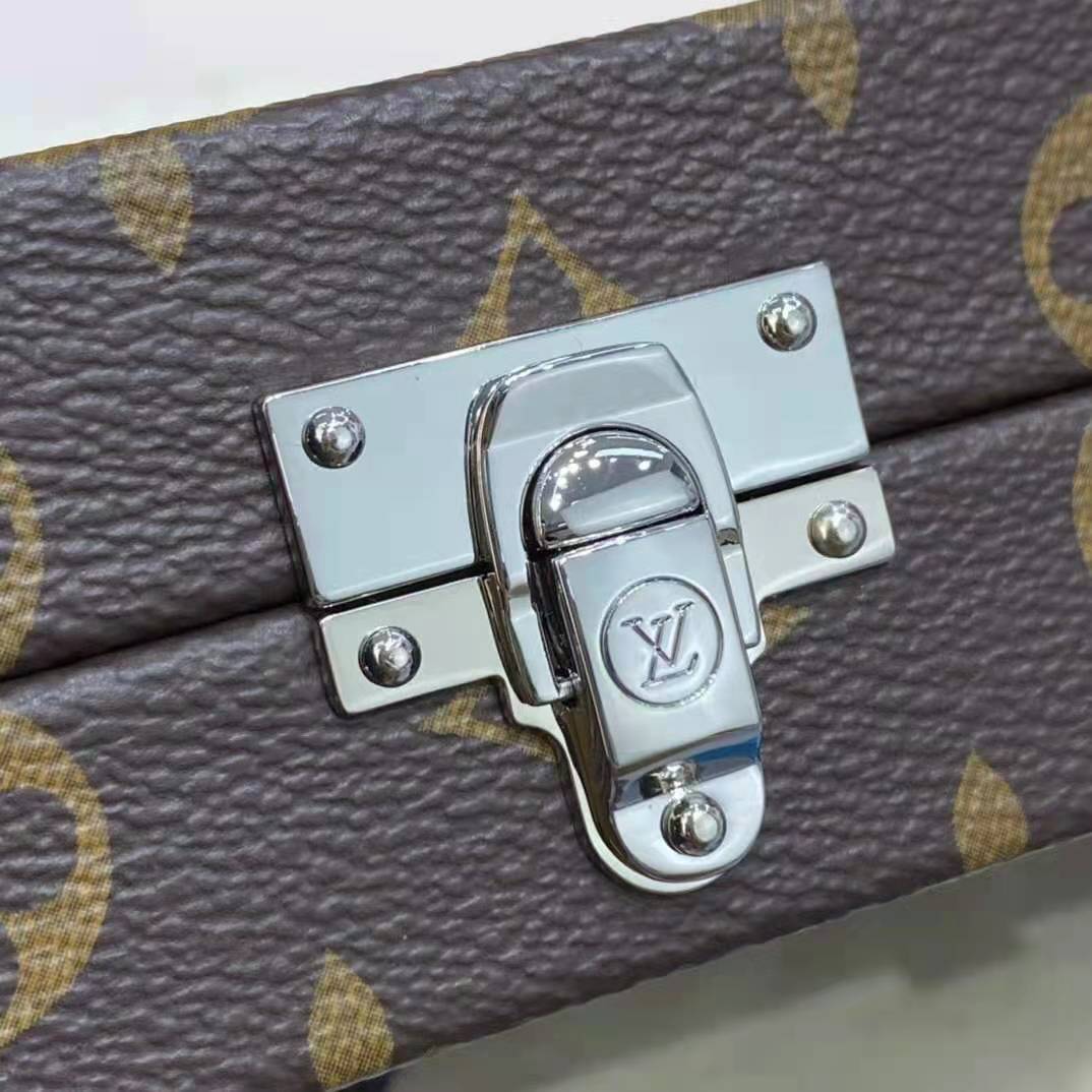 Louis Vuitton LV Unisex Wallet Trunk Monogram Coated Canvas Cowhide Leather