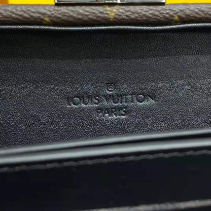 Louis Vuitton LV Unisex Wallet Trunk Monogram Coated Canvas Cowhide Leather